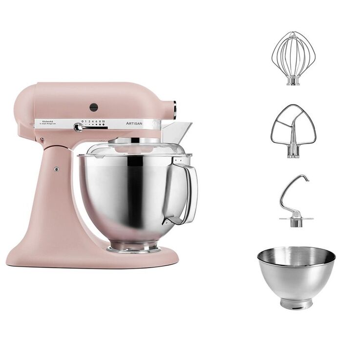 Планетарный миксер KitchenAid 5KSM185PSEFT, Розовый пух №2
