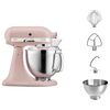 Планетарный миксер KitchenAid 5KSM185PSEFT, Розовый пух вариант - 2
