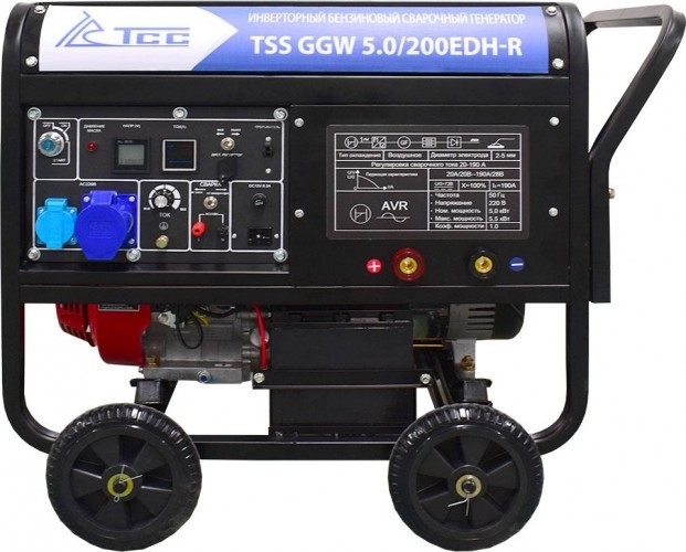 Сварочный генератор ТСС GGW 5.0/200EDH-R (HONDA GX-390) 026119, 5 кВт, Черный детальное изображение - 2