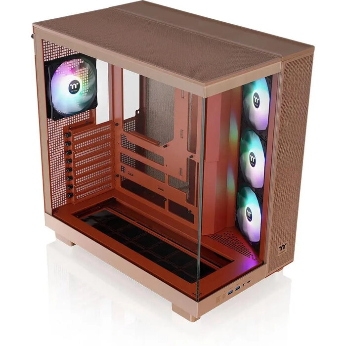 Корпус Thermaltake View 380 XL TG ARGB Gravel Sand (CA-11E-00MGWN-00), Коричневый №3