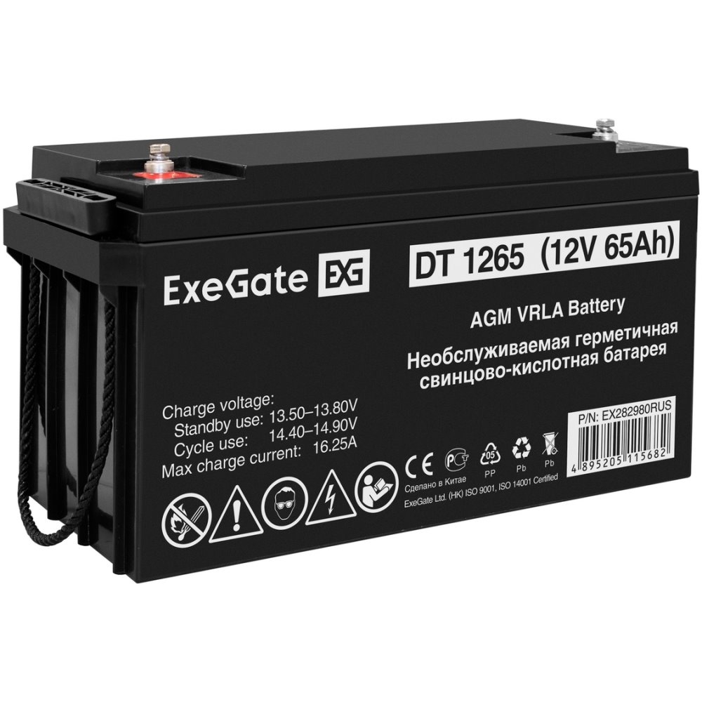 ИБП ExeGate IdealSine SR-1000.LCD.2SH + DT 1265 (65Ач) детальное изображение - 7