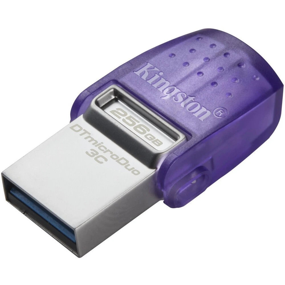 USB Flash накопитель Kingston DataTraveler microDuo 3C G3 (DTDUO3CG3/256 ГБ) 256 ГБ, фиолетовый детальное изображение - 1