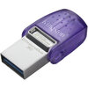 USB Flash накопитель Kingston DataTraveler microDuo 3C G3 (DTDUO3CG3/256 ГБ) 256 ГБ, фиолетовый вариант - 1