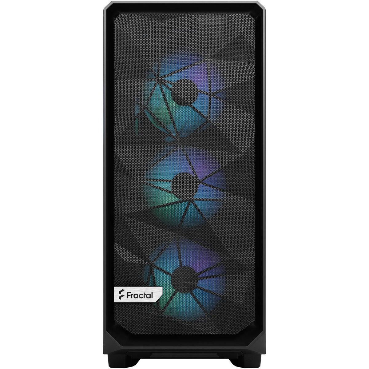 Корпус Fractal Design Meshify 2 Compact RGB TG Light Tint, Черный детальное изображение - 2