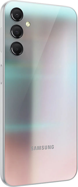 Смартфон Samsung Galaxy A24 8/128 ГБ, Серебристый, Dual nano SIM детальное изображение - 5