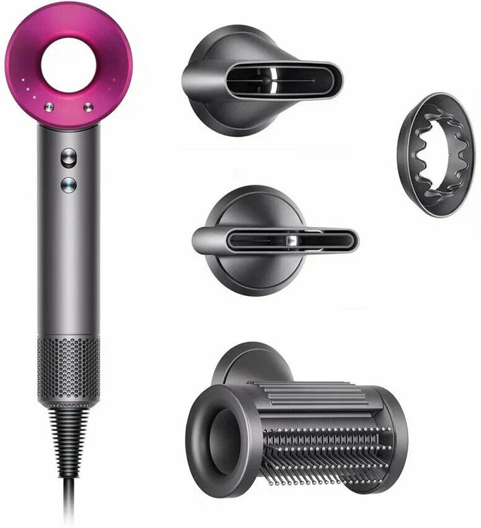 Фен Dyson Supersonic HD15 EU, Nickel/Fuchsia №4