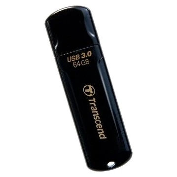 USB Flash накопитель Transcend JetFlash 700 (TS64GJF700) 64 ГБ, черный детальное изображение - 1
