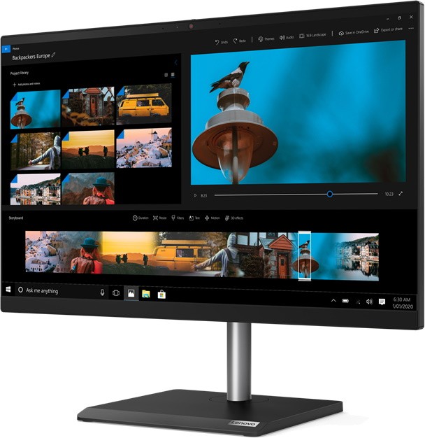 Моноблок Lenovo V30a-24IIL 11LA002NRU, Черный детальное изображение - 2