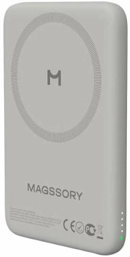 Внешний аккумулятор Magssory Core 5K (PBN003t), 5000 мАч, Титан детальное изображение - 3