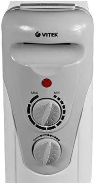 Масляный радиатор Vitek VT-1707, 1707-vt-02, Белый детальное изображение - 3