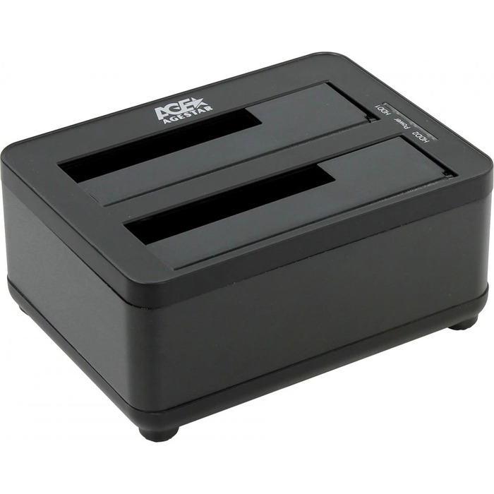 Док-станция для HDD AgeStar 3UBT8, Чёрный №2