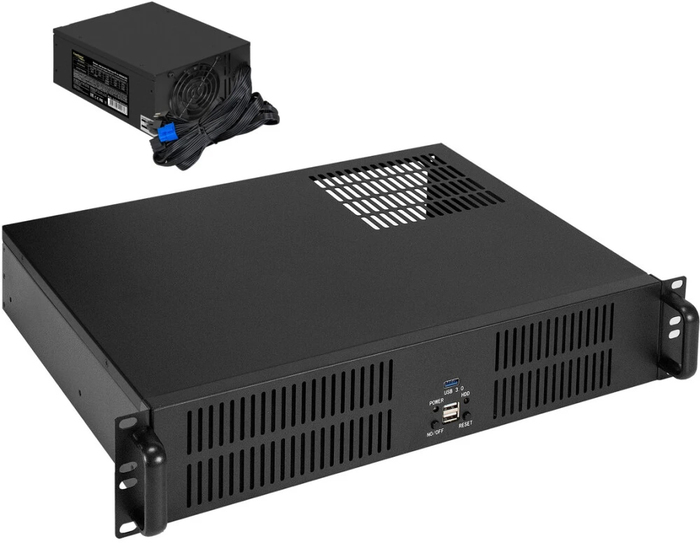 Серверный корпус ExeGate Pro 2U350-33/1100ADS (EX298281RUS), 1100 Вт, Черный №1