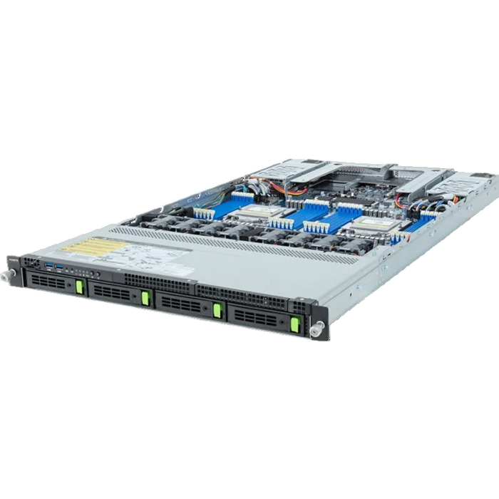 Серверная платформа Gigabyte R183-Z93-AAD1 (Rev. 3.x), 1600 Вт детальное изображение - 1