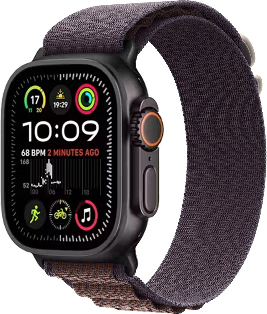 Умные часы Apple Watch Ultra 2 2024, 49 мм, Black Titanium Case with Indigo Alpine Loop детальное изображение - 1