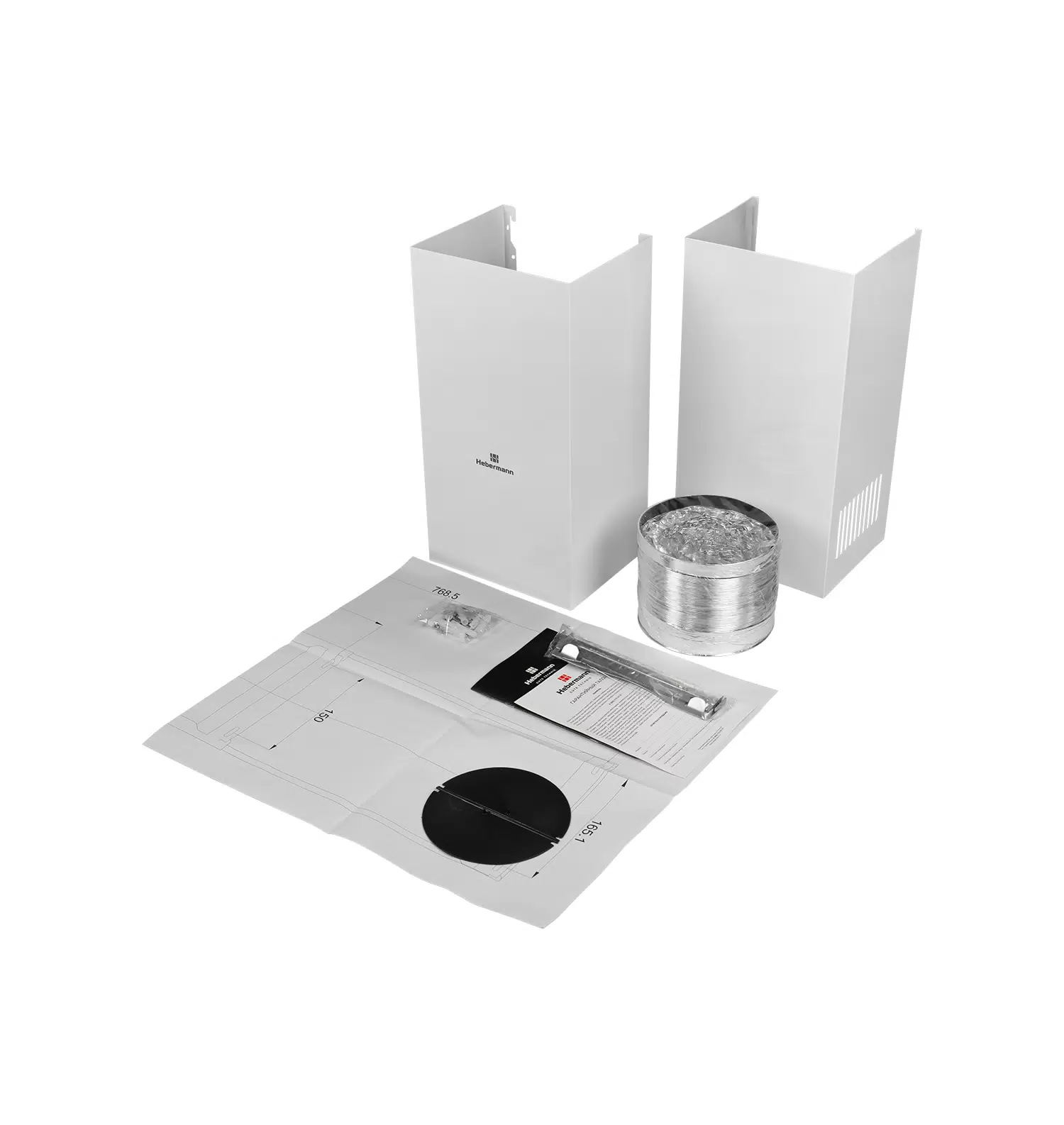 Вытяжка Hebermann HBKH 60.2 W, Белый детальное изображение - 3
