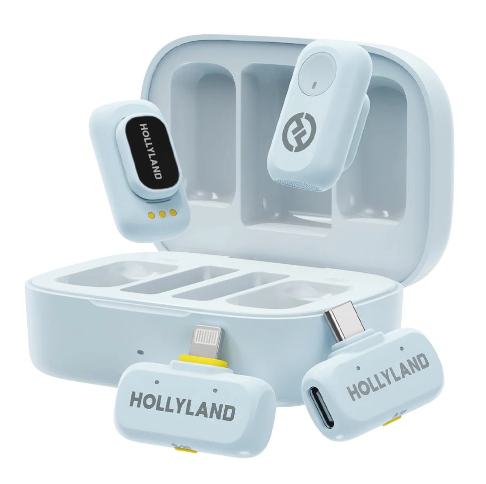 Радиосистема Hollyland Lark A1 Combo, Голубой детальное изображение - 1