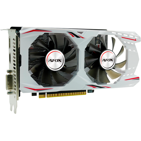 Видеокарта AFOX NVIDIA GeForce GTX 1050 Ti, AF1050TI-4096D5H7-V8, 4 ГБ, Белый детальное изображение - 3