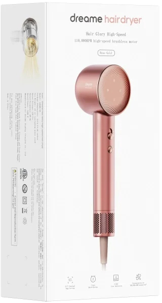Фен Dreame Hair Glory, Розовое золото детальное изображение - 8