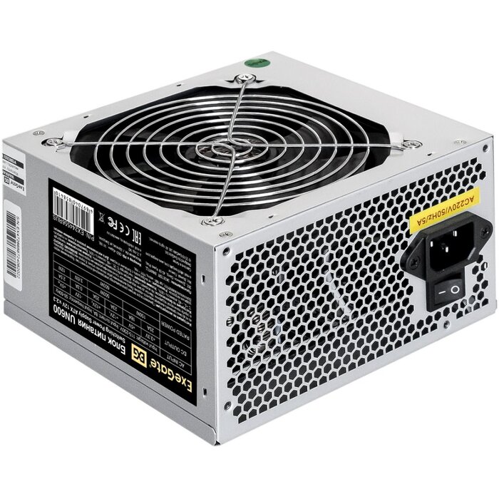 Блок питания ExeGate UN600 (EX244556RUS), 600 Вт №1