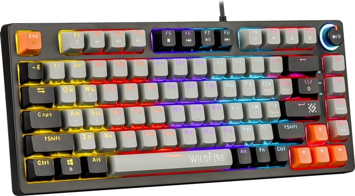 Клавиатура Defender Wildfire GK-213, 45214, Серый №2