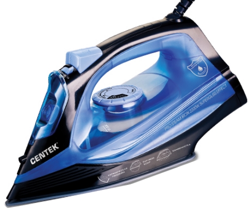 Утюг Centek CT-2351, Голубой детальное изображение - 1