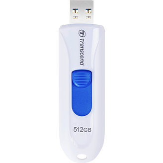 USB Flash накопитель Transcend JetFlash 790 (TS512GJF790W) 512 ГБ, белый детальное изображение - 3