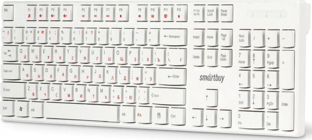 Клавиатура SmartBuy SBK-238U-W, Белый детальное изображение - 2