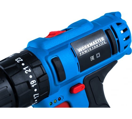 Аккумуляторная дрель-шуруповерт WorkMaster АШ-18ЛВ, 18 В, 28 Нм, 1,5 А·ч детальное изображение - 24