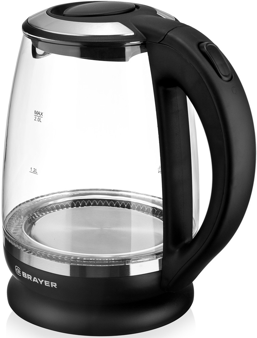 Электрический чайник Brayer BR1044BK 2 л, Черный детальное изображение - 2