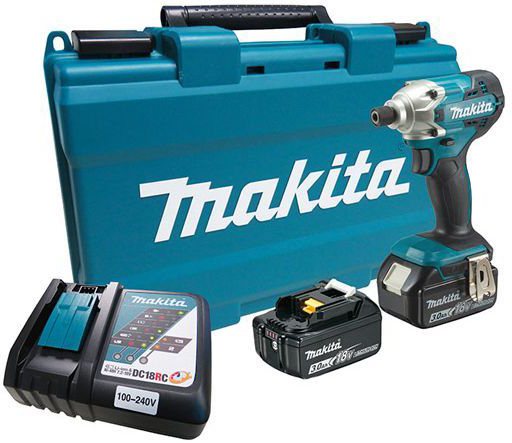 Аккумуляторный ударный шуруповерт Makita LXT DTD156RFE, 18 В, 155 Нм, 3 А·ч  детальное изображение - 2