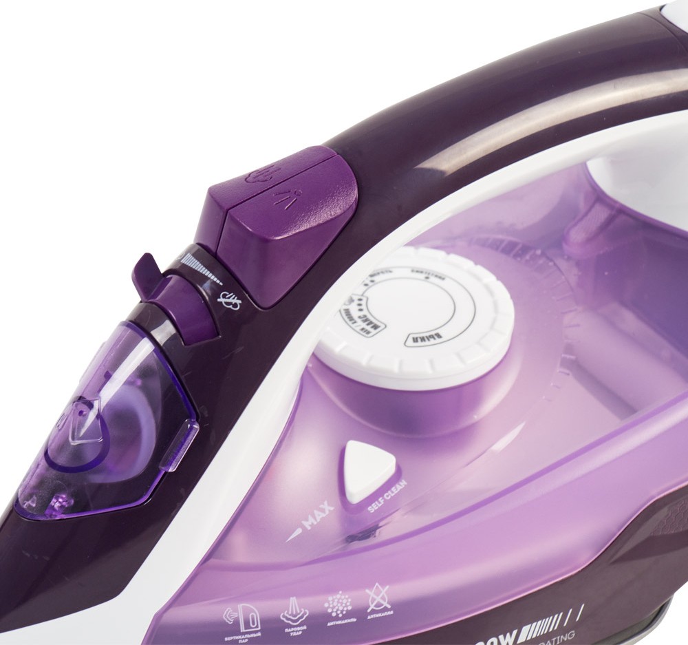 Утюг Galaxy GL 6124, Фиолетовый детальное изображение - 5