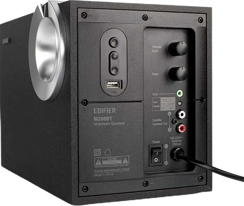 Полочная акустика Edifier M206BT, Черный детальное изображение - 4