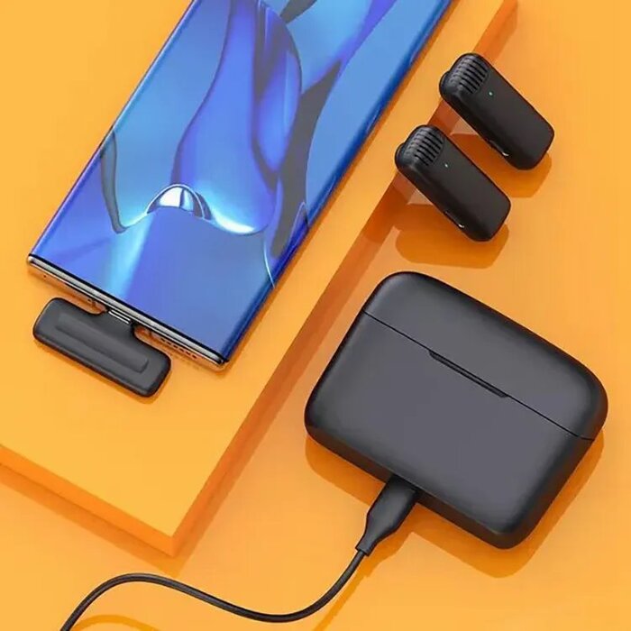 Радиосистема Apexel J13 (RX + 2TX), Черный №2