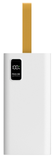 Внешний аккумулятор PERO PB08 (PB08WH), 40000 мАч, Белый детальное изображение - 2