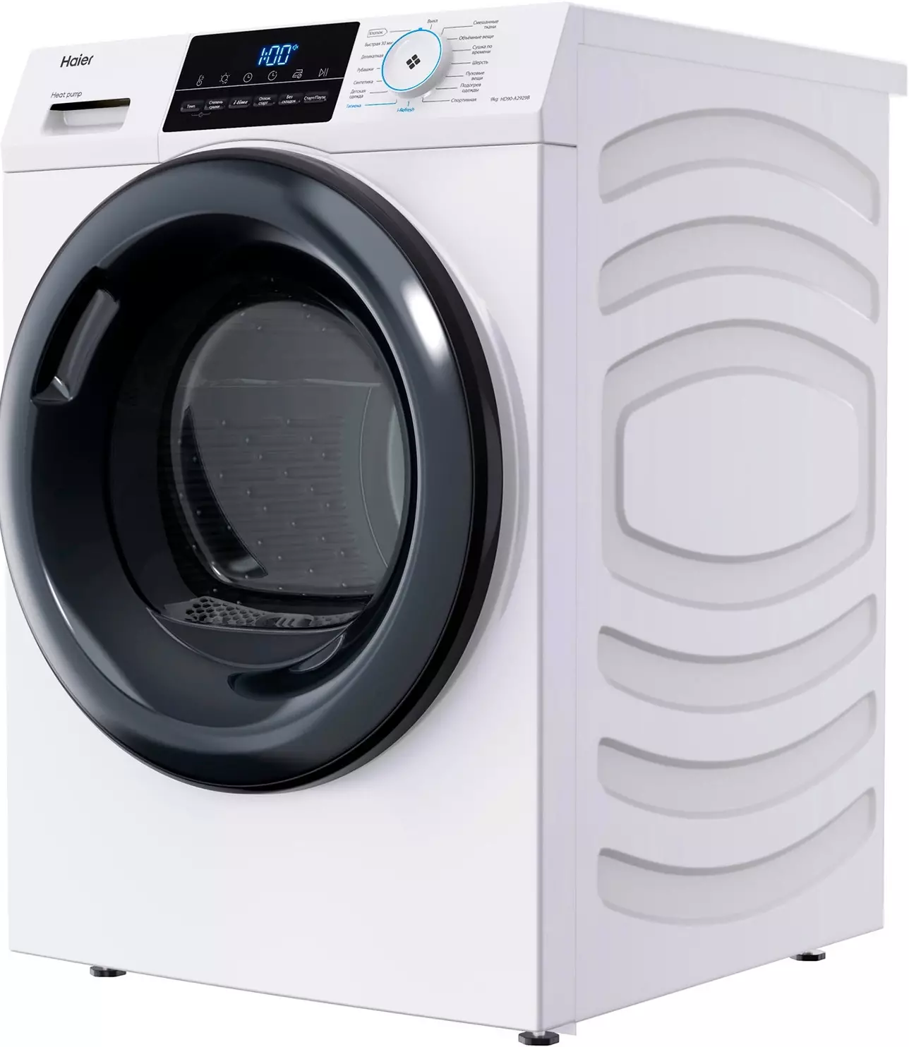 Сушильная машина Haier HD90-A2929B, CF067KE05RU, Белый детальное изображение - 3