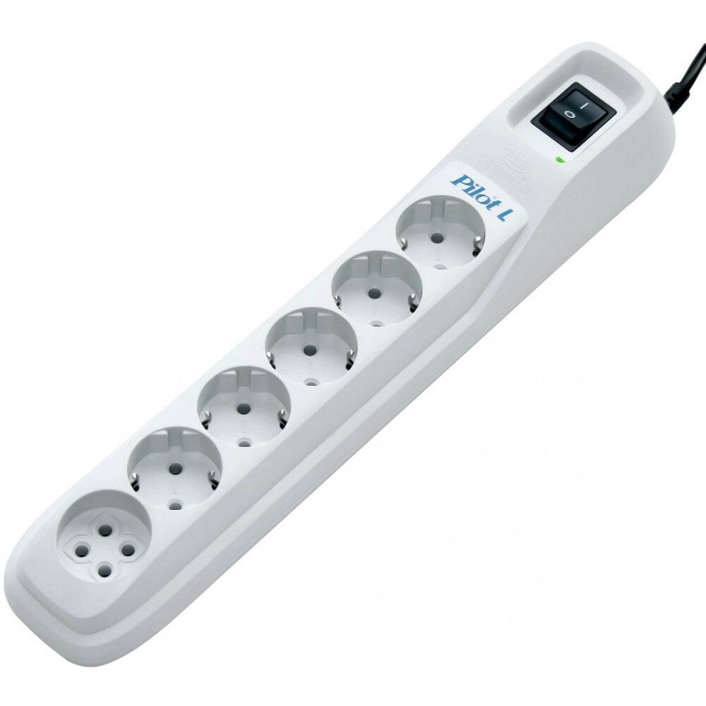 Сетевой фильтр Pilot L, 7 м, Белый детальное изображение - 1