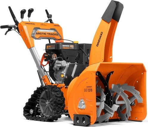 Снегоуборщик бензиновый гусеничный Daewoo DAST 1370, 13 л.с., 9560 Вт, Оранжевый/Серый детальное изображение - 6