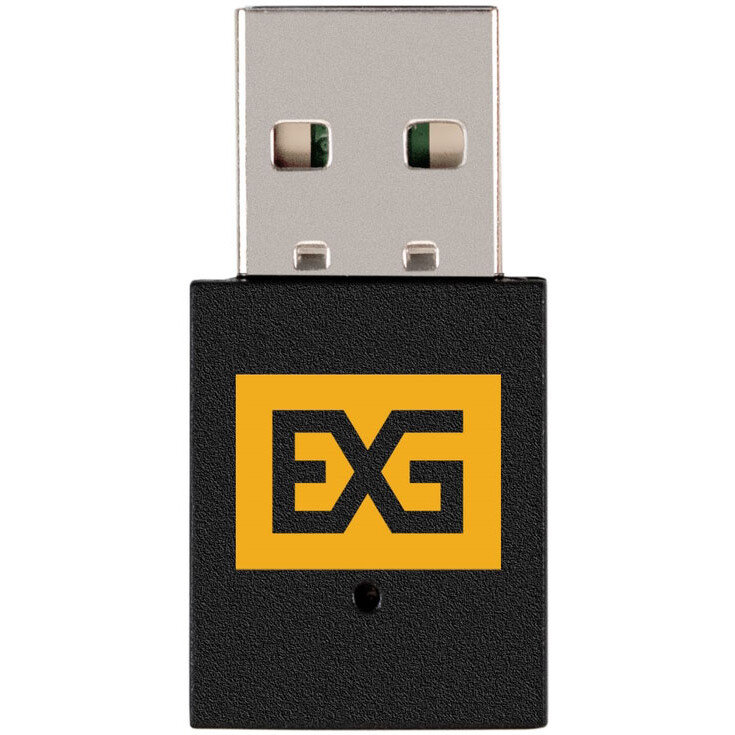 Wi-Fi адаптер ExeGate EDWA-131-N300-1, Wi-Fi 4, Черный детальное изображение - 2