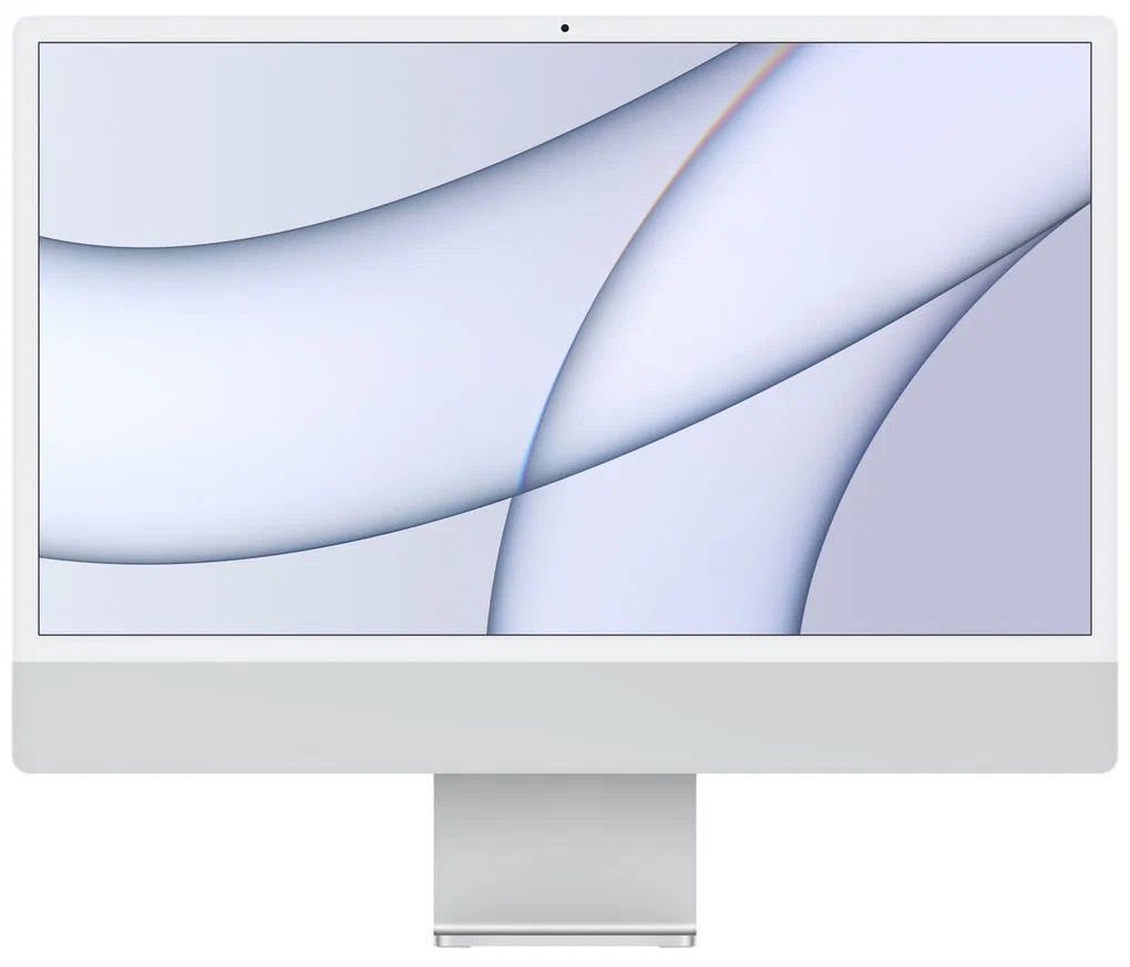 Моноблок Apple iMac 24 2021, RAM 16 ГБ, Серебристый, SSD 256 ГБ, Apple M1 8-Core детальное изображение - 1