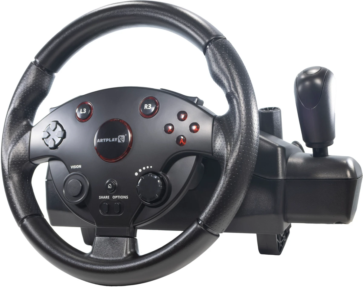 Руль Artplays Street Racing Wheel Turbo C900, Черный детальное изображение - 2