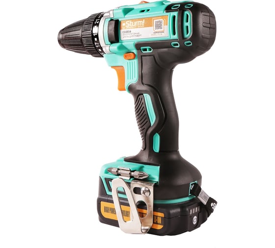 Аккумуляторный шуруповерт Sturm CD3614, 14 В, 28 Нм, 2 А·ч детальное изображение - 11