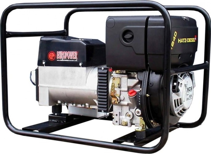 Сварочный генератор EUROPOWER EP 220 DX DC 955012204, 6.5 кВт, Черный детальное изображение - 1