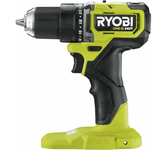 Аккумуляторная дрель-шуруповерт Ryobi ONE+ HP RPD18X-0 5133004984, 18 В, 95 Нм, 0,05 А·ч  детальное изображение - 2