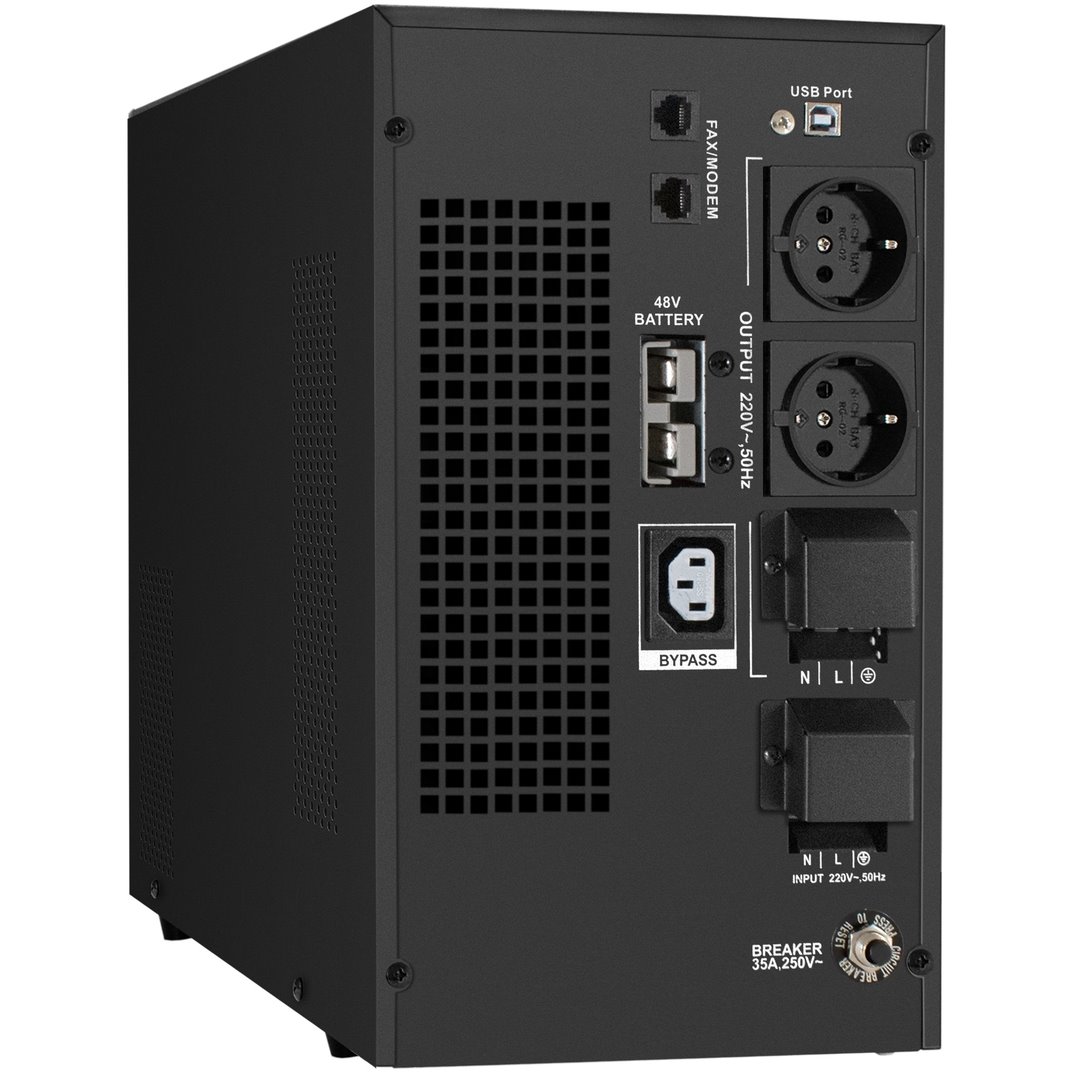 ИБП ExeGate SineTower SZ-5000.LCD.AVR.2SH.1C13.T.RJ.USB + 4x HRL 12-55 (55Ач) детальное изображение - 1