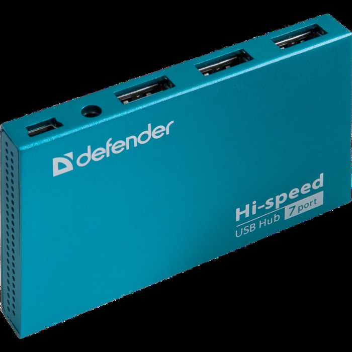 USB-концентратор Defender SEPTIMA SLIM, Голубой №2