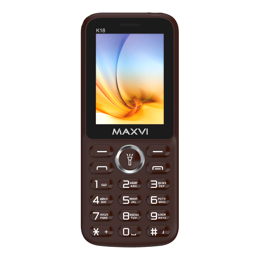 Мобильный телефон MAXVI K18, 32 Мб, Коричневый, Dual mini-SIM детальное изображение - 5