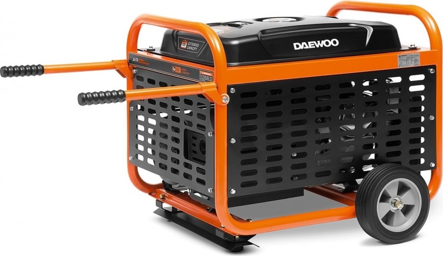 Генератор бензиновый DAEWOO GDA 8500E, 7 кВт, Оранжевый детальное изображение - 12