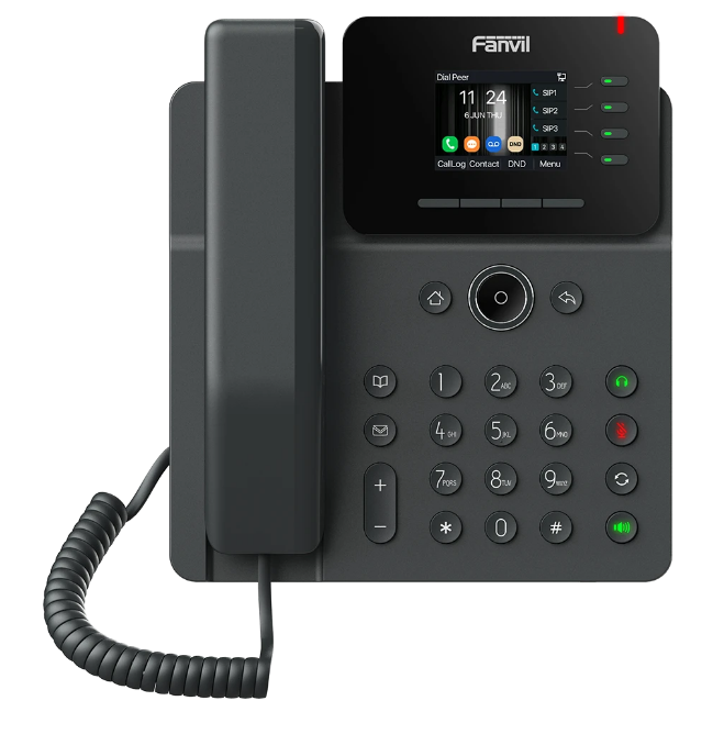 VoIP-телефон Fanvil (Linkvil) V61G, Черный детальное изображение - 2