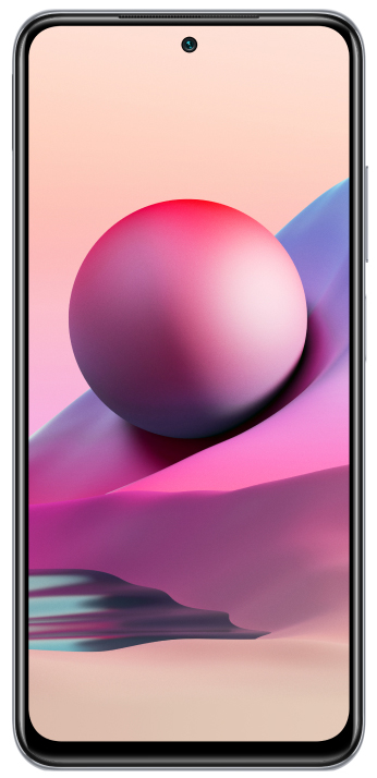 Смартфон Xiaomi Redmi Note 10S 128 ГБ, Белоснежная галька, Dual nano SIM детальное изображение - 2