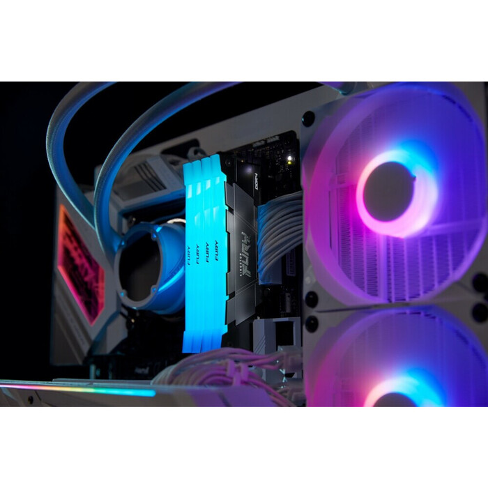 Оперативная память Kingston Fury Renegade RGB DDR4 4600, KF446C19RB2AK2/16, 2x8 Гб KIT, 16 Гб №7